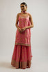 Advika Strappy Sharara Set - Pink